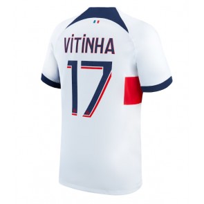 Paris Saint-Germain Vitinha #17 Udebanetrøje 2023-24 Kort ærmer